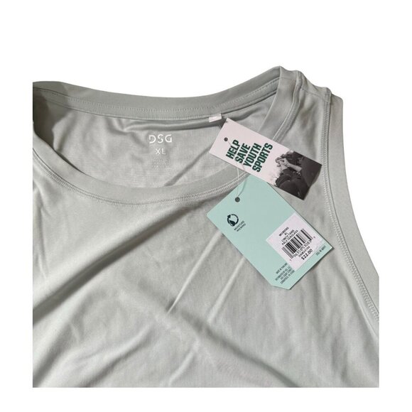 DSG womens cinch pale seaglass size XL NWT workout athletic tank top - Picture 3 of 5